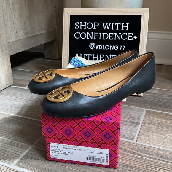 Tory Burch Benton Ballet Flat Nappa Leather - Picture 10 of 12